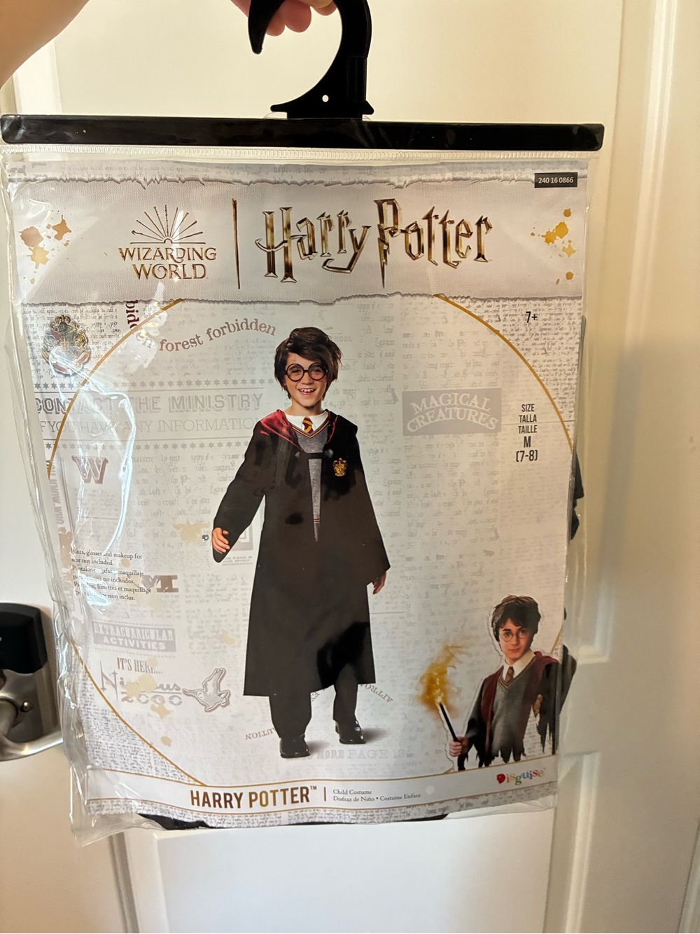 Warner Bros. Kids harry potter Gryffindor Robe Costume - Black and Red